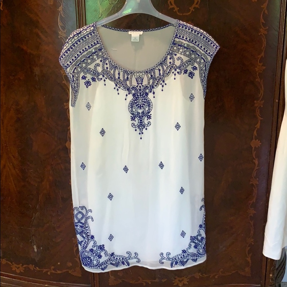 Club Monaco gorgeous embroidery dress - Picture 4 of 5